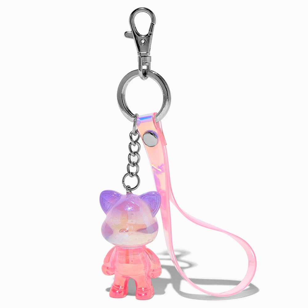 Holographic Bear Keychain