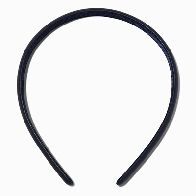 Navy Blue Thin Puff Headband