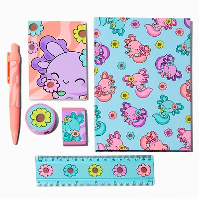 Retro Axolotl Stationery Set