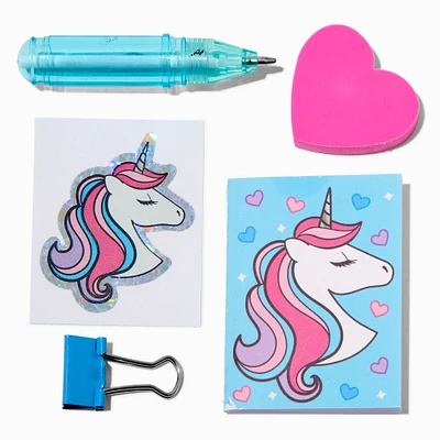 Unicorn Mini Foil Stationery Set