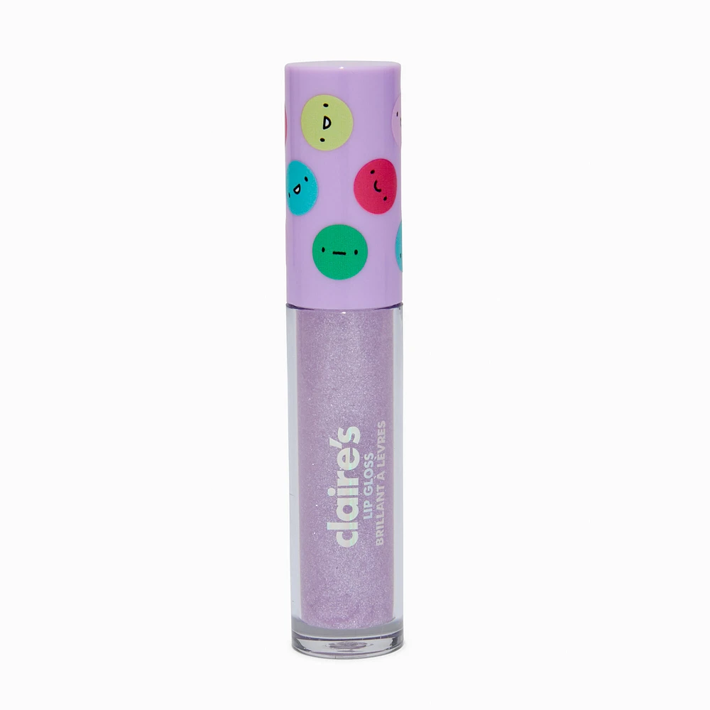 Grape Flavored Pink Lip Gloss Wand