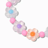 Claire's Club Pastel Flower Stretch Bracelet