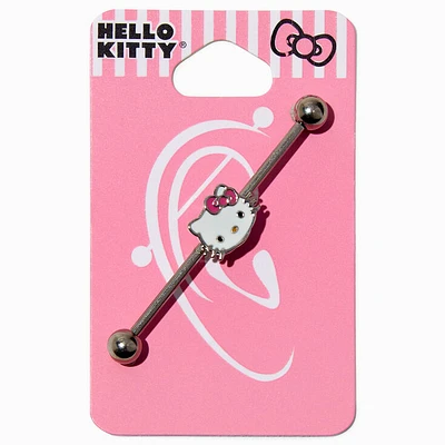Hello Kitty® Enamel Face 14G Industrial Bar
