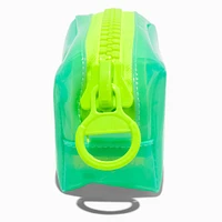 Mint Neon Colorblock Pencil Case