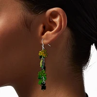 St. Patrick's Day Foil Shamrock Drop Earrings