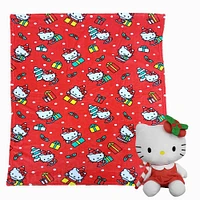 Hello Kitty® Gifty Kitty Hugger Pillow & Silk Touch Blanket Set