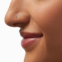 C LUXE by Claire's Sterling Silver 1/20 ct. tw. Lab Grown Diamond 18G Nose Stud