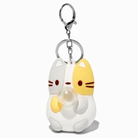 Calico Cat Squeeze Keychain