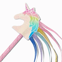 Claire's Club Rainbow Unicorn Ribbon Wand