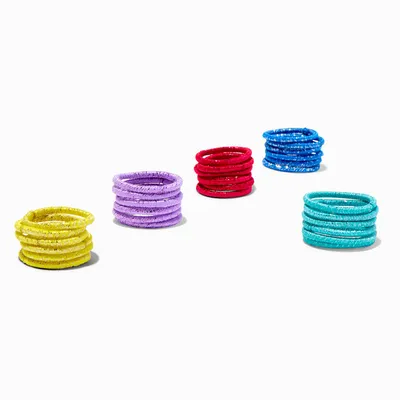 Mixed Brights Lurex Small Hair Ties - 30 Pack