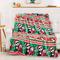 The Nightmare Before Christmas™ Ho Ho Oh No Silk Touch Throw Blanket