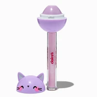 Claire's Club Purple Cat Lip Gloss Duo