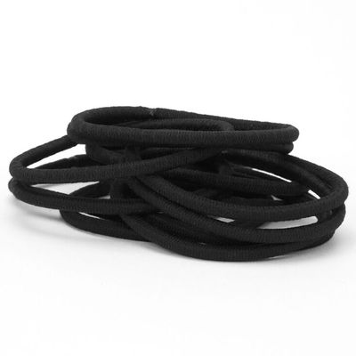 Luxe Hair Ties - Black, 12 Pack
