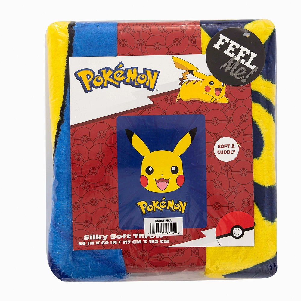 Pokémon™ Pikachu Silk Touch Throw Blanket