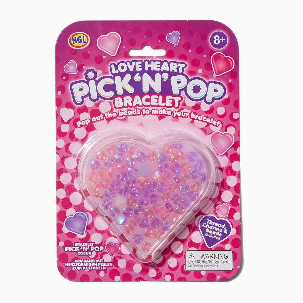 Pick 'N' Pop Love Heart Bracelet Set