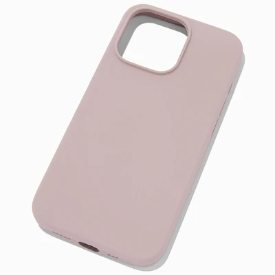 Solid Mauve Silicone Phone Case - Fits iPhone® 13 Pro