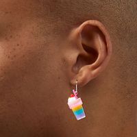 Rainbow Milk 1" Drop Earrings