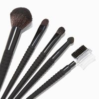 Matte Black Makeup Brushes (5 Pack)