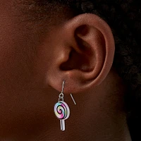 Swirl Lollipop Drop Earrings