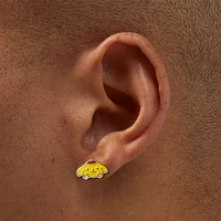 Sterling Silver Hello Kitty® and Friends Pompompurin® Enamel Stud Earrings