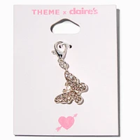 T H E M E x Claire's Silver-tone Pavé Butterfly Charm