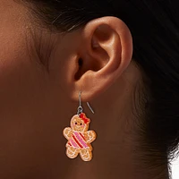 Gingerbread Girl Drop Earrings