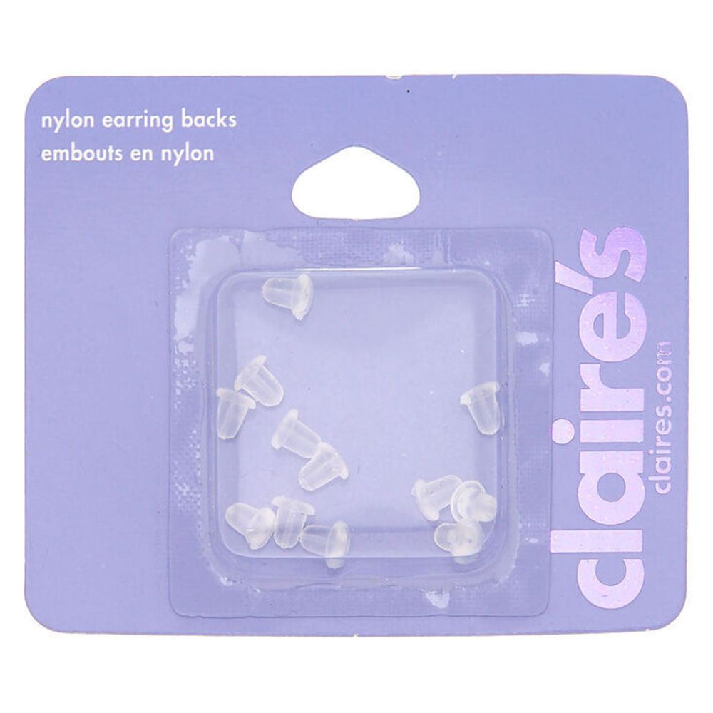 18G Nose Piercing Retainers - Clear, 3 Pack