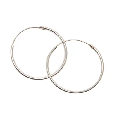 Sterling Silver 20MM Hoop Earrings