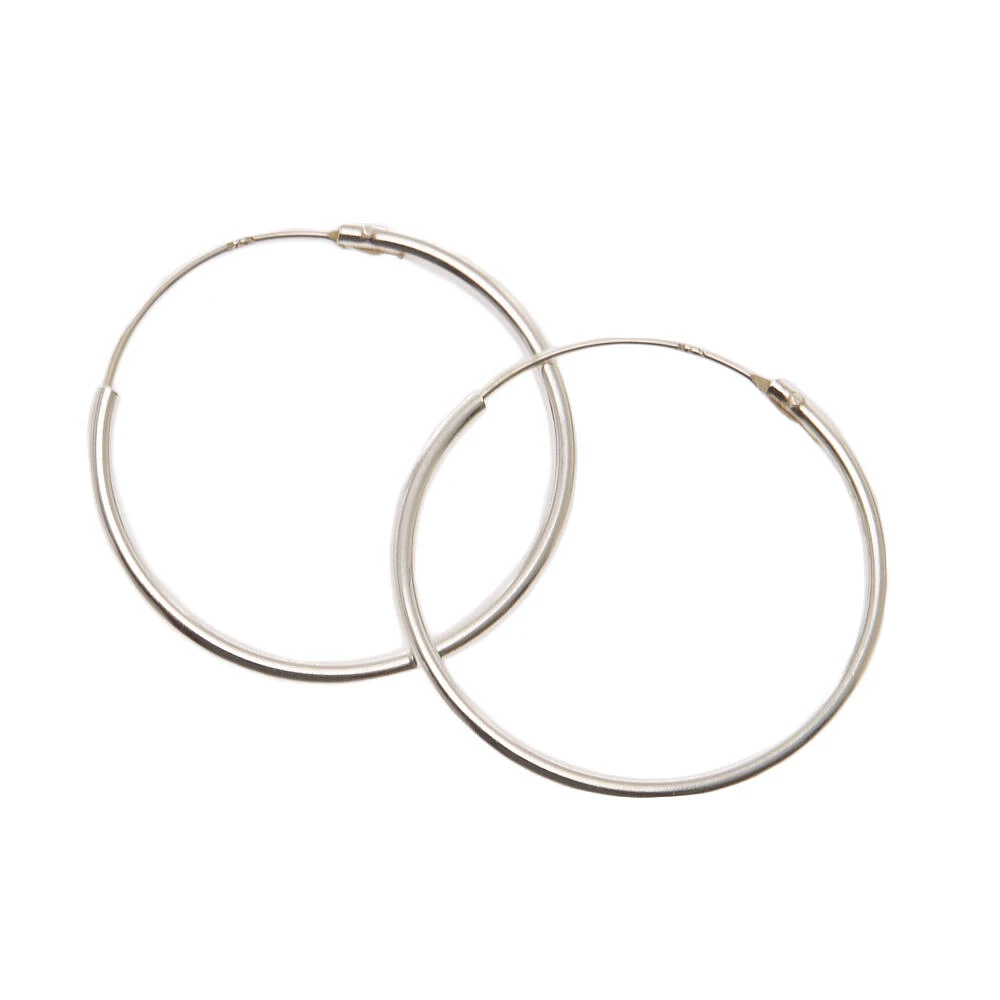 Sterling Silver 20MM Hoop Earrings