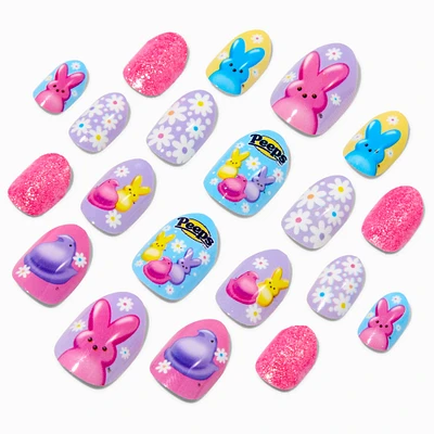 Peeps® Claire's Exclusive Easter Stiletto Press On Faux Nail Set - 20 Pack