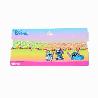 Disney Stitch Claire's Exclusive Summer Choker Necklace Set - 2 Pack