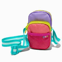 Claire's Club Rainbow Colorblock Crossbody Bag