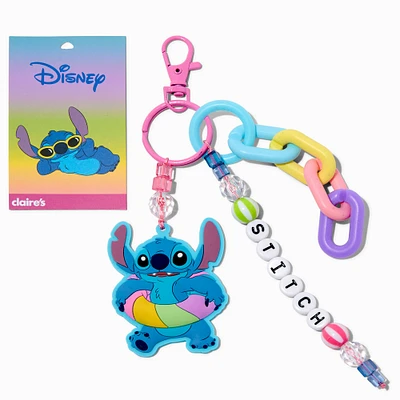 Disney Stitch Claire's Exclusive Summer Keychain