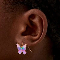 UV Color-Changing Butterfly Drop Earrings