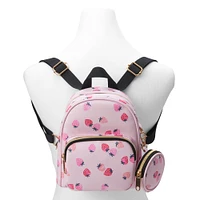 Pink Strawberry Backpack