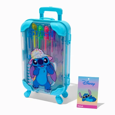 Disney Stitch Claire's Exclusive Summer Luggage Stationery Set