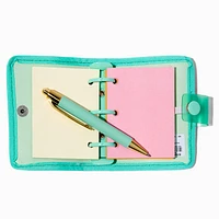 Teal Sequin Mini Journal Notebook