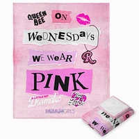 Mean Girls™ x Claire's Pink Silk Touch Throw Blanket