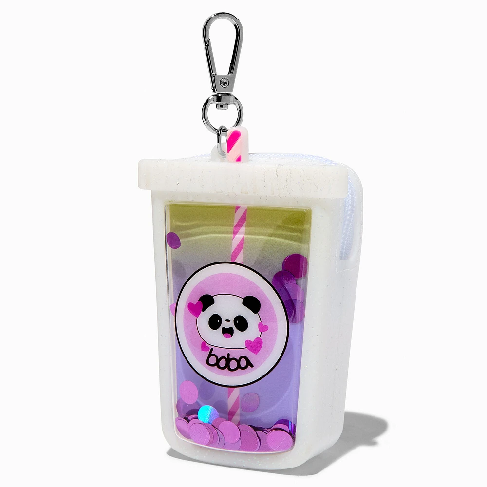 Panda Boba Jelly Coin Purse Keychain