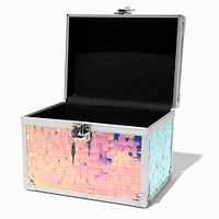 Rainbow Sequin Lock Box
