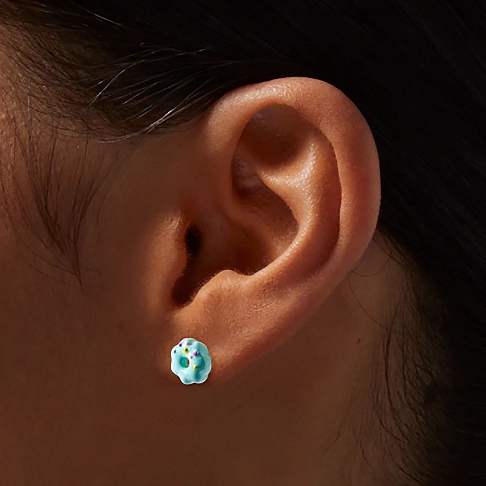 Mochi Donut Stud Earrings - 3 Pack