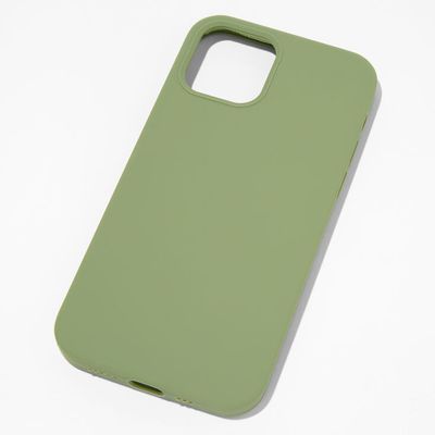 Solid Sage Green Silicone Phone Case