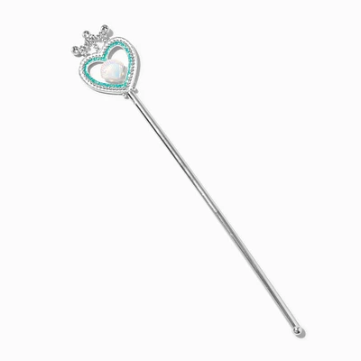 Blue Mermaid Heart Wand