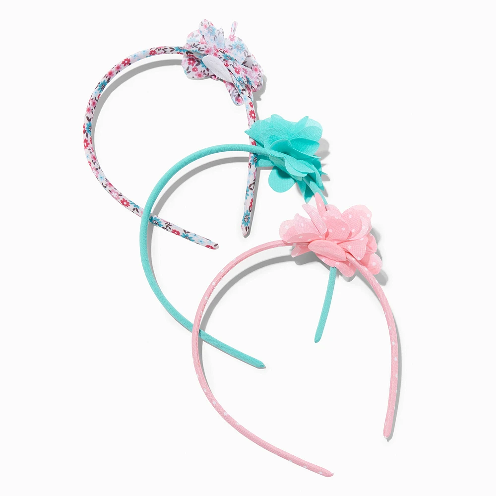 Claire's Club Floral Headbands - 3 Pack