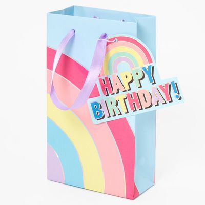 Happy Birthday Rainbow Gift Bag