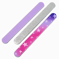 Star & Holographic Nail File Set - 3 Pack