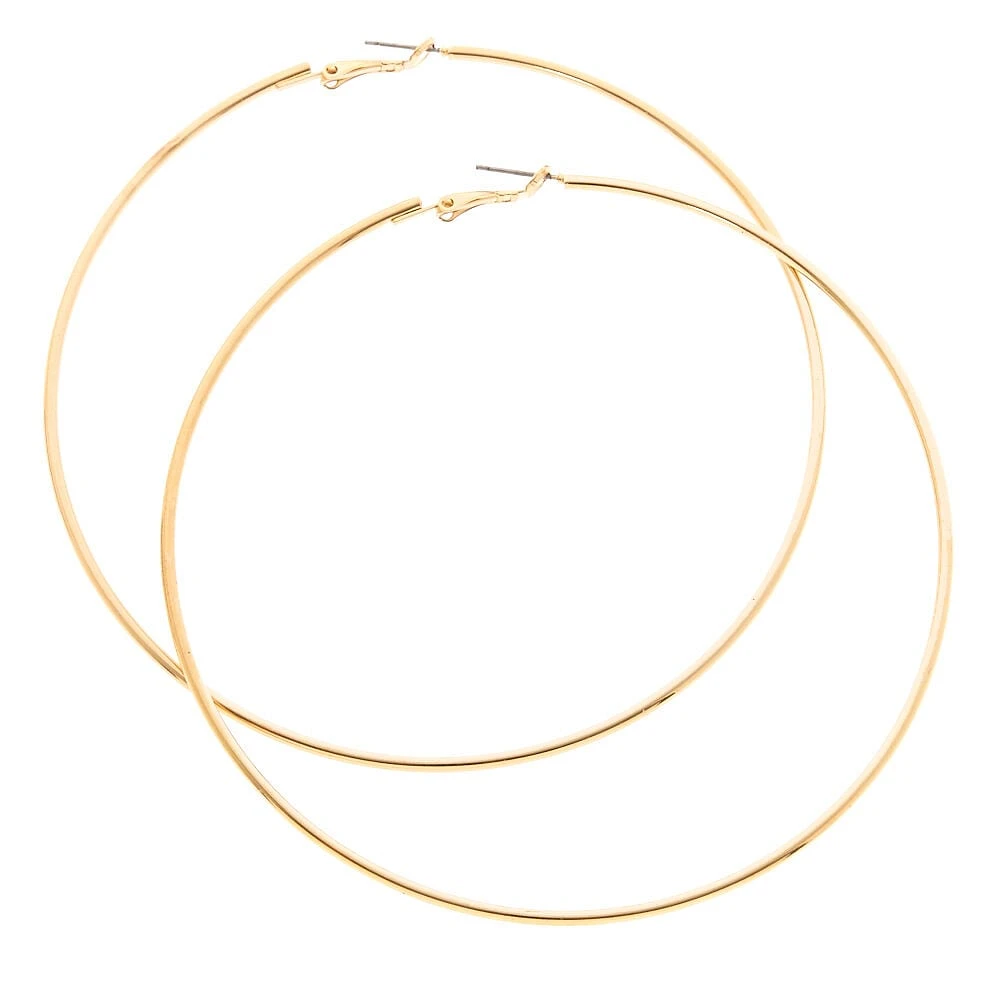 100MM Extra Large Gold Hoop Earrings