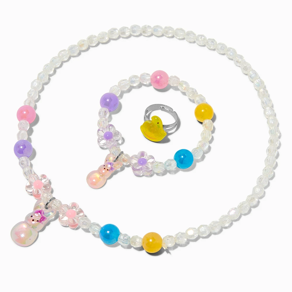 Easter Bunny Beaded Jewelry Set - 3 Pack