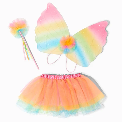 Claire's Club Neon Rainbow Butterfly Dress Up Set - 3 Pack