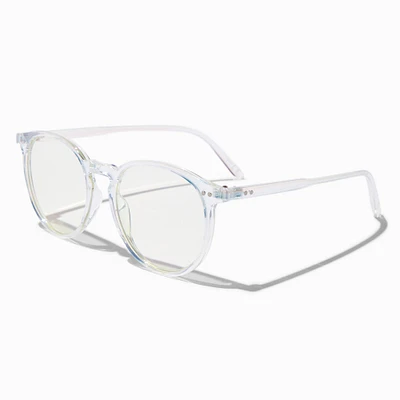 Solar Blue Light Reducing Holographic Clear Lens Frames